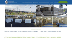 Desktop Screenshot of modulos-prefabricados.es